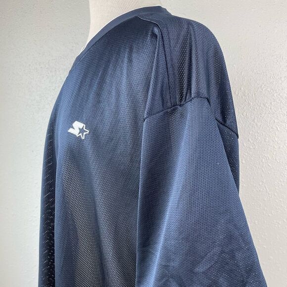 Starter Navy Blue V-Neck Pullover Size XL EUC - Picture 3 of 6